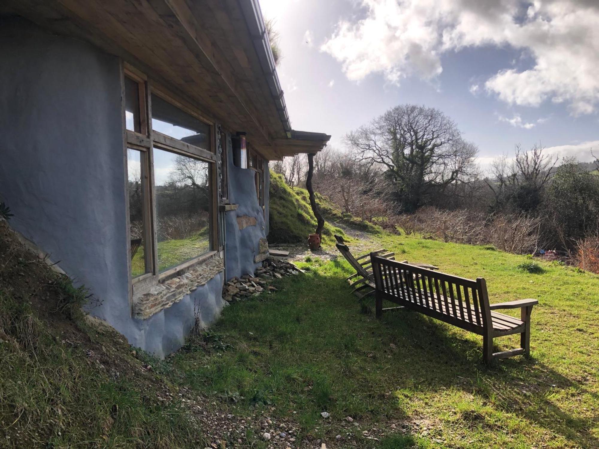 Rabbits 1Or 2 Bedroom Hobbit Style Hillset Earthen Dartmoor Eco Home South Brent Exteriér fotografie